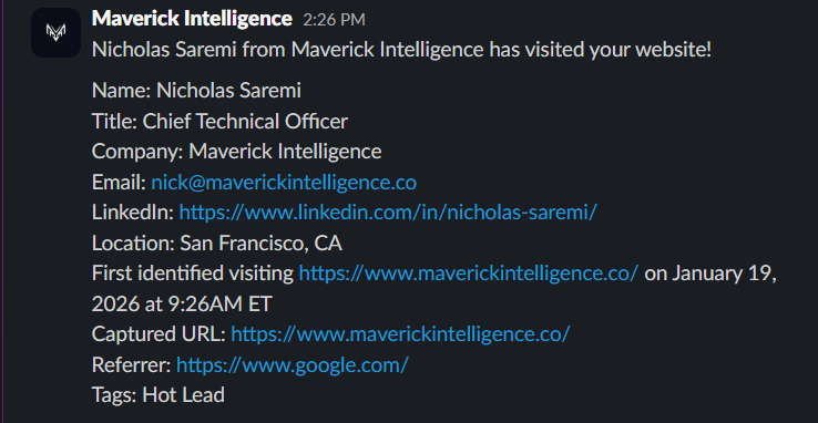 Vibe-coded websites killed the internet? Maverick Intelligence is saving it. 