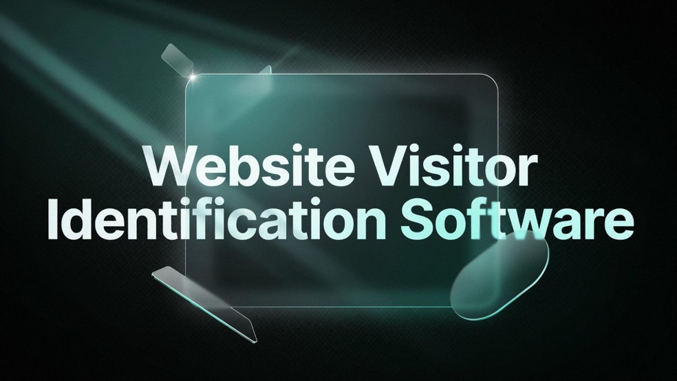 Dashboard showing website visitor identification software revealing anonymous traffic